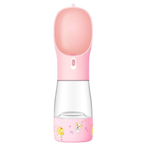 Galuxia Pet Dog Water Bottle Feeder Bowl Portable Water Food Bottle Pets Outdoor Travel Drinking Dog Bowls Water Bowl For Dogs