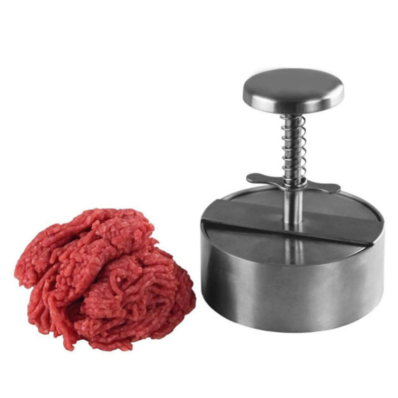 Galuxia Stainless Steel Patties Mould Burger Meat Press Kitchen Gadgets