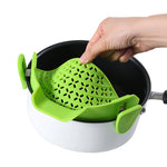 Galuxia Kitchen Gadgets Silicone Pot Side Drain Stopper
