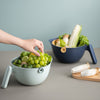 Galuxia Double Layer Fruit And Vegetable Rotating Draining Basket Kitchen Gadgets