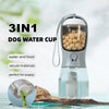 Galuxia Dog Water Cup Drinking Food Garbage Bag Three-in-one Portable Small Multi-functional Pet Cups Pets Supplies