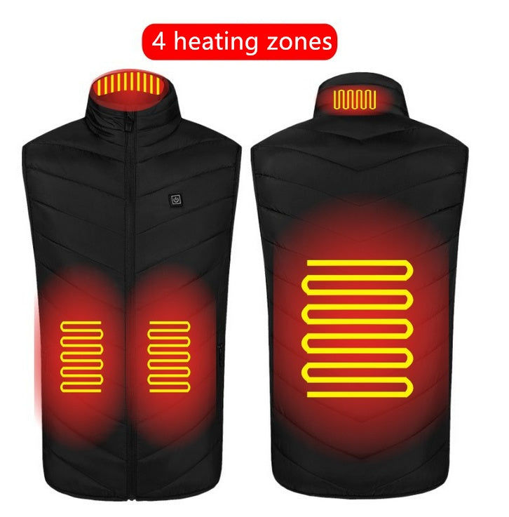 Galuxia Heated Vest Washable Usb Charging Electric Winter Clothes