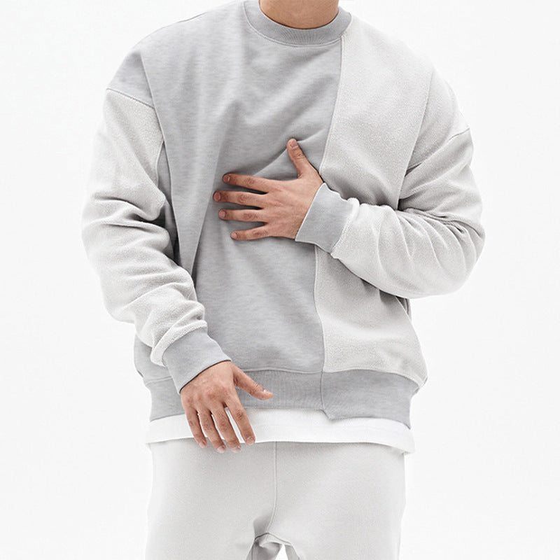 Galuxia Pullover Round Neck Sweater Loose Men Clothes
