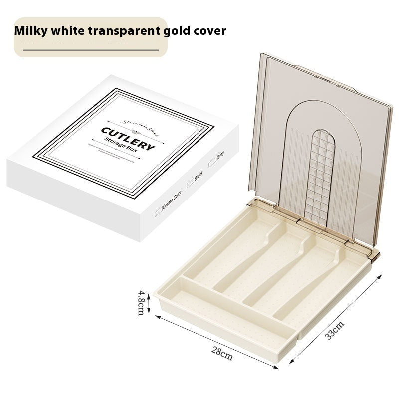 Galuxia Tableware Storage Box Dustproof With Cover Kitchen Gadgets