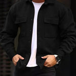 Galuxia Coat Men Polo Collar Top Men Fashion Work Clothes