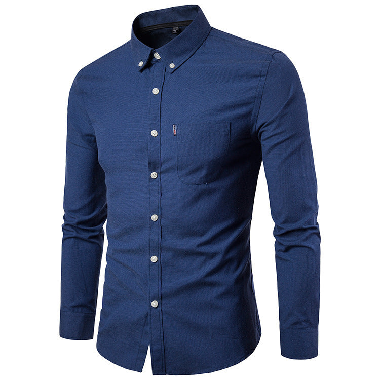 Galuxia Men S Shirts Korean Men Slim Long Sleeve Dress Shirt