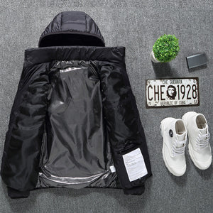 Galuxia New Heated Jacket Coat USB Electric Jacket Cotton Coat Heater Thermal Clothing Heating Vest Men's Clothes Winter