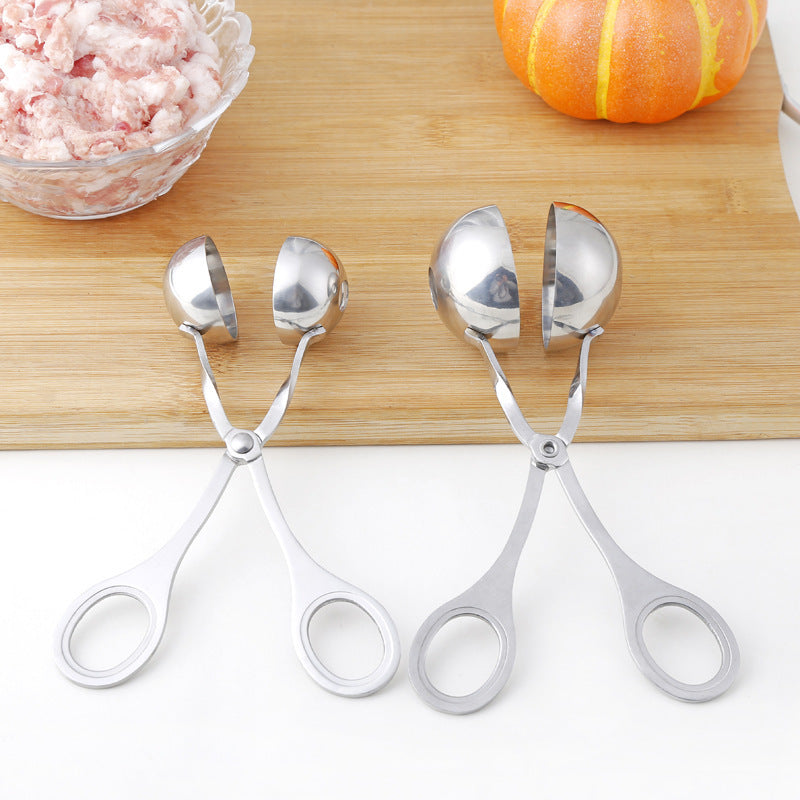 Galuxia Meatball Maker Tool Clip Fish Meat Rice Ball Making Mold Tools Stainless Steel Meat Baller Tongs Kitchen Gadgets