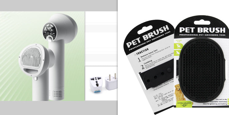 Galuxia Smart Pet Hair Dryer Dog Golden Retriever Cat Grooming Hairdressing Blow & Comb Silent No Harm Pet Cleaning Supplies Pet Products