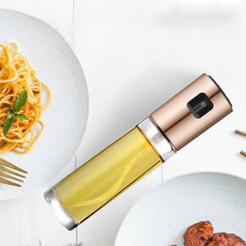 Galuxia BBQ Healthy Kitchen Cooking Oil Vinegar Spray Bottle Push Type Oil Spray BottlePump Oil Tank Leakproof BBQ Sprayer BBQ Tools Kitchen Gadgets