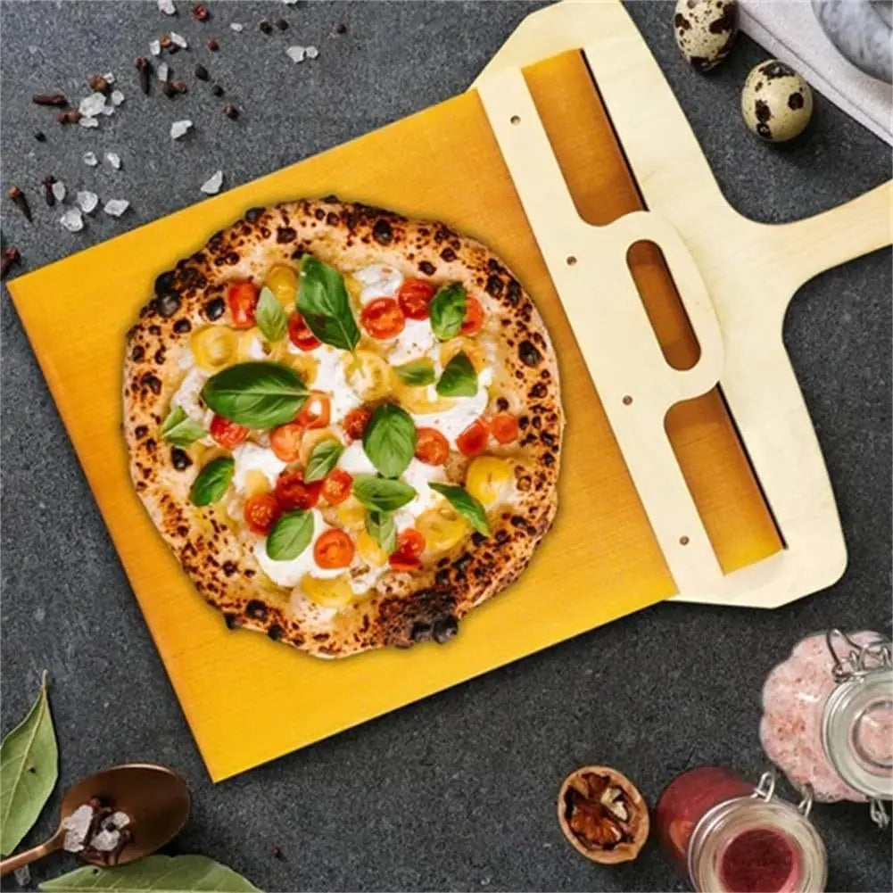 Galuxia Kitchen Gadgets Sliding Pizza Shovel Non Stick Pizza Smooth Cutting Board Storage Transfer Board Kitchen Baking Tool