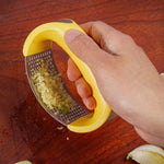 Galuxia Stainless Steel Garlic Masher Garlic Press Household Manual Curve Fruit Vegetable Tools Kitchen Gadgets