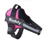 Galuxia Personalized Dog Harness NO PULL Reflective Breathable Adjustable Pet Harness Vest For Small Large Dog Custom Patch Pet Supplies