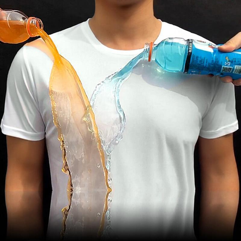 Galuxia Quick-drying Waterproof Anti-fouling T-shirt Couple Half Sleeve Bottoming Shirt
