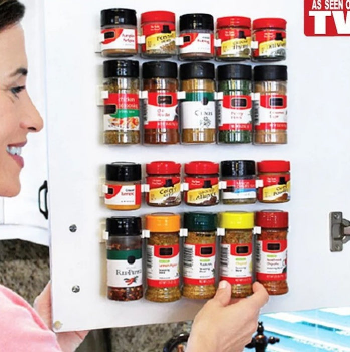 Galuxia Clip N Store Storage Rack Spice Rack Kitchen Supplies Gadgets Bottle Racks