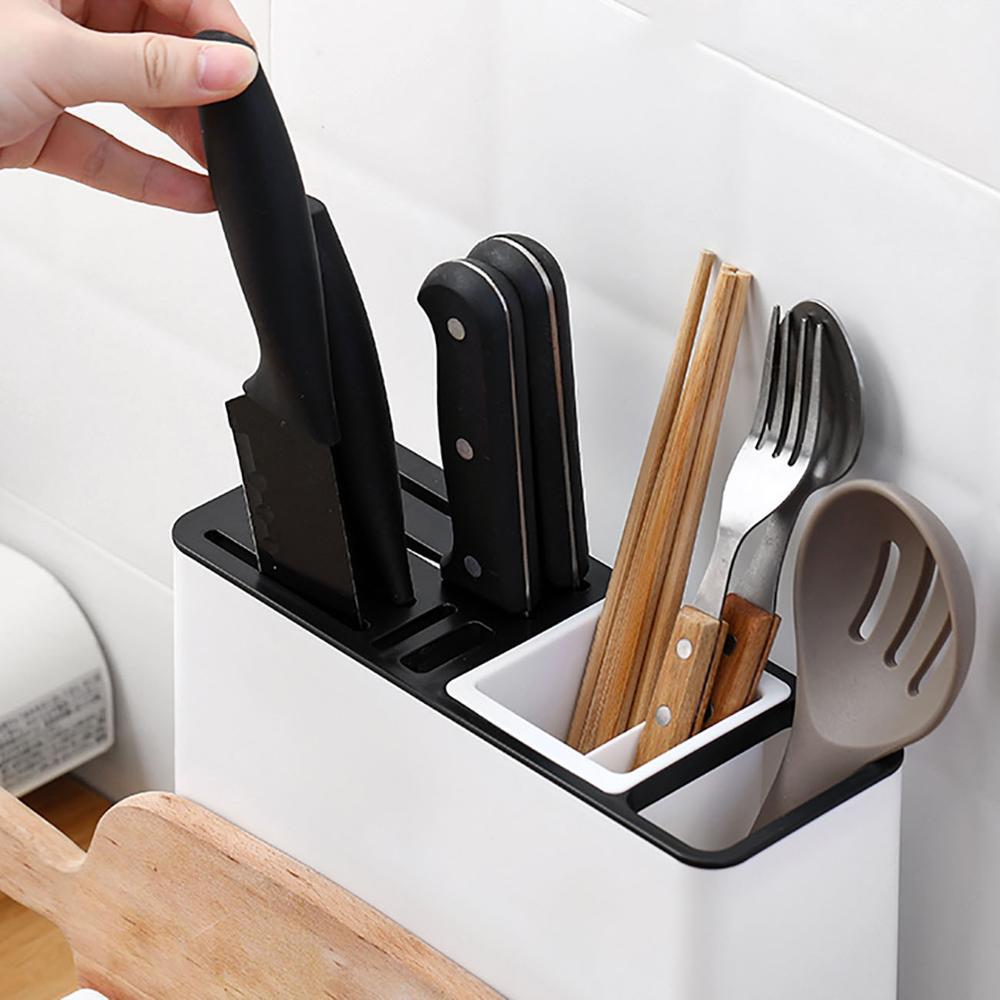 Galuxia Tableware Storage Holders Kitchen Knife Plastic Storages Racks For Kitchen Convenience Cabinet Kitchen Gadgets