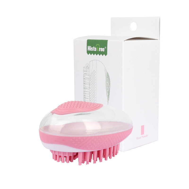 Galuxia Dog Cat Bath Brush 2-in-1 Pet SPA Massage Comb Soft Silicone Pets Shower Hair Grooming Cmob Dog Cleaning Tool Pet Products