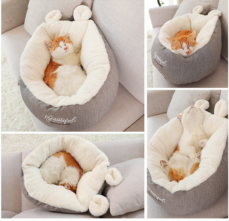 Galuxia Pet Dog Bed Warming Soft Sleeping Bag Cushion Puppy Kennel