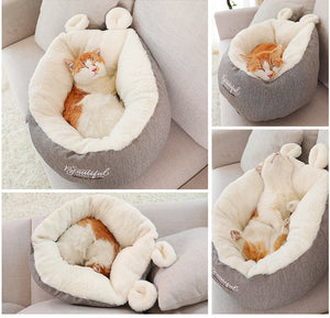 Galuxia Pet Dog Bed Warming Soft Sleeping Bag Cushion Puppy Kennel