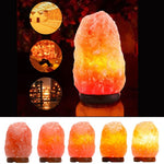 Galuxia Crystal salt lamp socket lamp creative decoration gift rose salt lamp night light bedside lamp