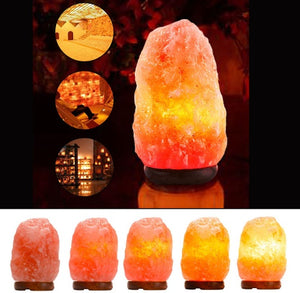 Galuxia Crystal salt lamp socket lamp creative decoration gift rose salt lamp night light bedside lamp