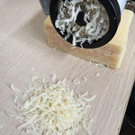Galuxia Kitchen Gadgets Stainless Steel Cheese Grater Chocolate Fondue Rotary Grinder Mill With 2 Different Blades