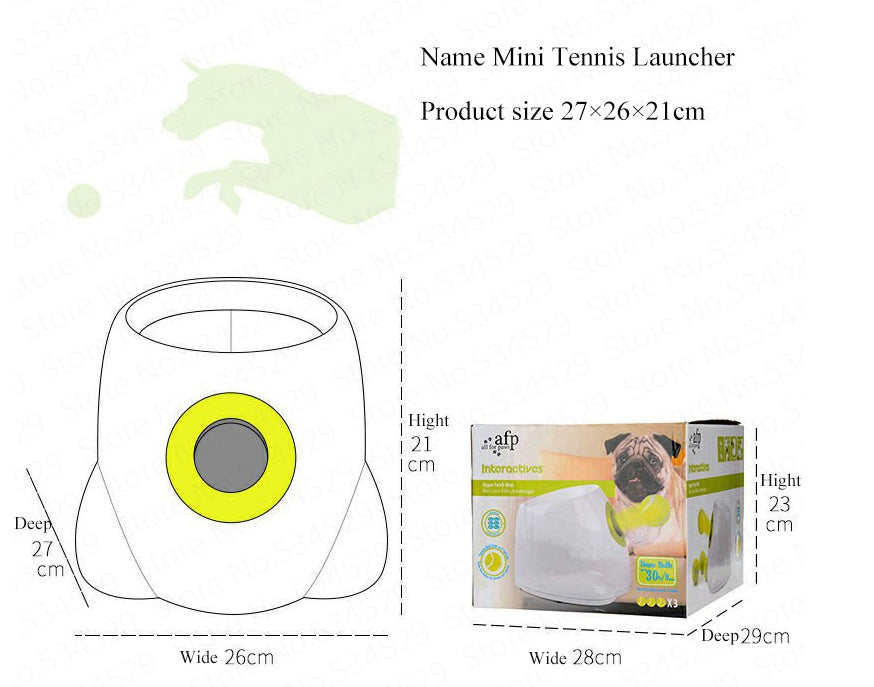 Galuxia Dog Pet Automatic Interactive Ball Launcher