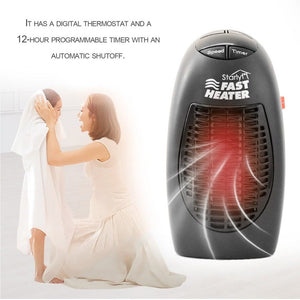 Galuxia Electric heater 360 rotating plug mini heater small appliances