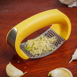 Galuxia Stainless Steel Garlic Masher Garlic Press Household Manual Curve Fruit Vegetable Tools Kitchen Gadgets