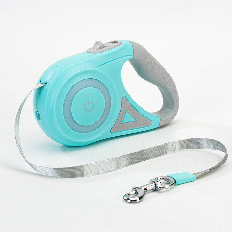 Galuxia Dog Leash Retractable Leash And Dog Collar Spotlight Automatic Pet Dog Cat Traction Rope For Small Medium Dogs Pet Product
