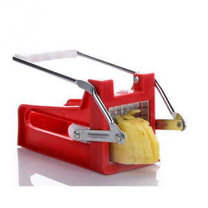 Galuxia kitchen gadgets 2 Blades Potato Cutter Chopper Stainless French Fries Slicer for kitchen cortador de vegetales Home Kitchen Tool