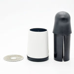 Galuxia Kitchen Gadgets Stainless Steel Cheese Grater Chocolate Fondue Rotary Grinder Mill With 2 Different Blades