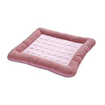 Galuxia Pet Cooling Pad Bed For Dogs Cats Puppy Kitten Cool Mat Pet Blanket Ice Silk Material Soft For Summer Sleeping  Blue Breathable