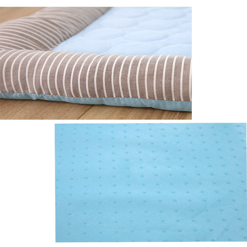 Galuxia Pet Cooling Pad Bed For Dogs Cats Puppy Kitten Cool Mat Pet Blanket Ice Silk Material Soft For Summer Sleeping  Blue Breathable