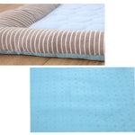 Galuxia Pet Cooling Pad Bed For Dogs Cats Puppy Kitten Cool Mat Pet Blanket Ice Silk Material Soft For Summer Sleeping  Blue Breathable