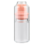 Galuxia Portable Oil Bottle with Brush Silicone Barbecue Liquid Gadgets High-temperature Kitchen Baking Pastry Barbecue BBQ Tool