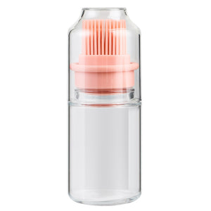 Galuxia Portable Oil Bottle with Brush Silicone Barbecue Liquid Gadgets High-temperature Kitchen Baking Pastry Barbecue BBQ Tool