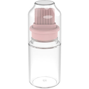 Galuxia Portable Oil Bottle with Brush Silicone Barbecue Liquid Gadgets High-temperature Kitchen Baking Pastry Barbecue BBQ Tool