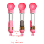 Galuxia Pet Water Bottle Feeder Bowl Garbage Bag Storage Portable Pet Outdoor Travel 3 In 1 Dog Water Bottle