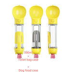 Galuxia Pet Water Bottle Feeder Bowl Garbage Bag Storage Portable Pet Outdoor Travel 3 In 1 Dog Water Bottle