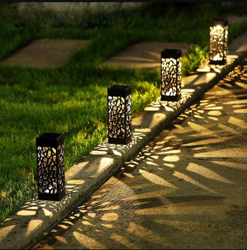 Galuxia Solar Garden Pathway Lights Lawn Lamp For Garden Lantern Decoration Outdoor Path Light Wireless Waterproof Night Led Solar Lamp