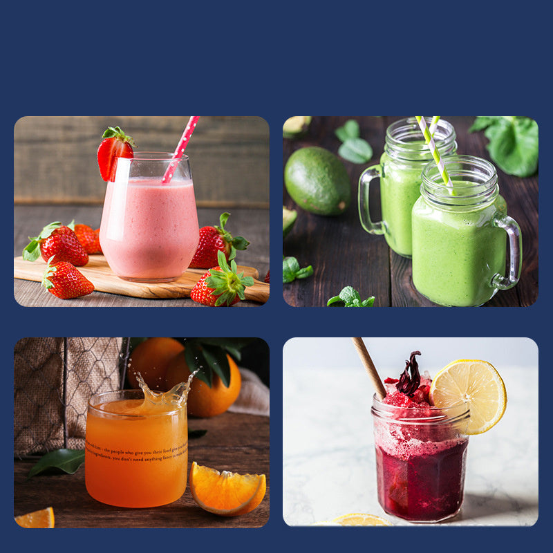 Galuxia 6-Blade Portable Blender – USB Rechargeable Mini Juicer Cup