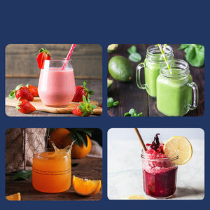 Galuxia 6-Blade Portable Blender – USB Rechargeable Mini Juicer Cup