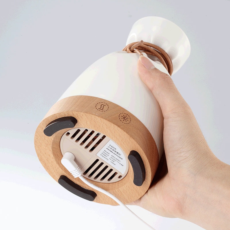 Galuxia Wood Aromatherapy Desk Lamp Humidifier Aromatherapy Machine