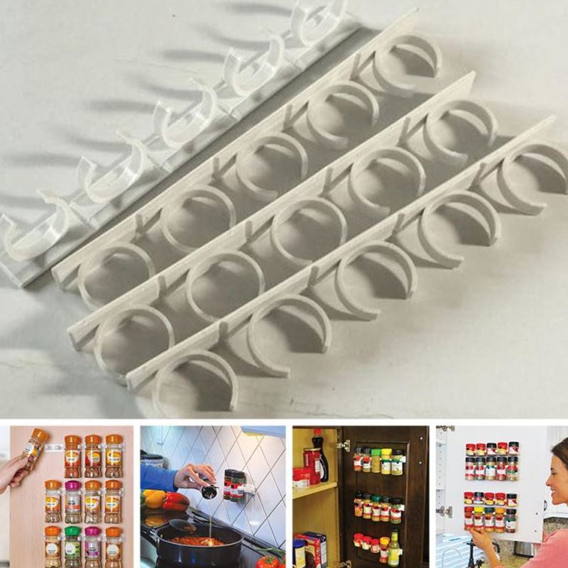 Galuxia Clip N Store Storage Rack Spice Rack Kitchen Supplies Gadgets Bottle Racks