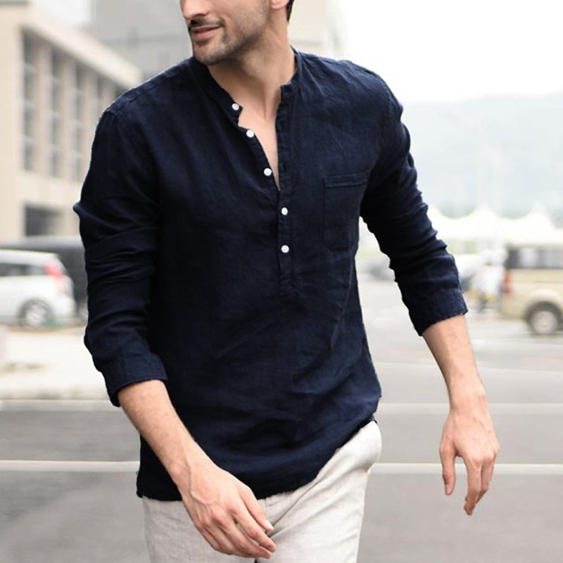 Galuxia Plaid Collar Tops Turn Down Men Shirts Clothing