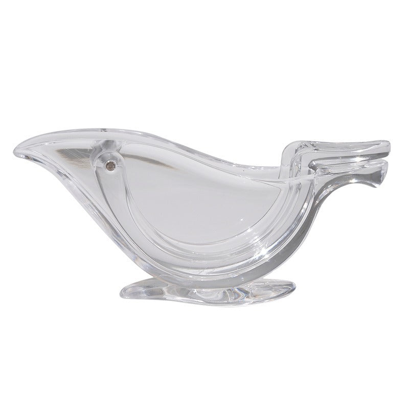 Galuxia Manual Lemon Juicer Transparent Acrylic Elegance Bird Shape Lemon Slice Squeezer Kitchen Tools Gadgets