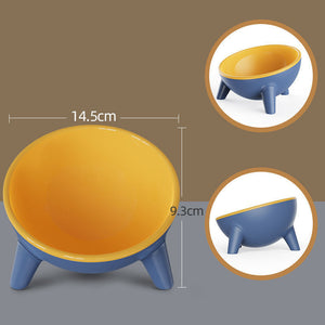 Galuxia Cat Dog Bowl With Stand Pet Feeding Food Bowls Dogs Bunny Rabbit Nordic Color Feeder Product Supplies Pet Accessories