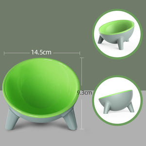 Galuxia Cat Dog Bowl With Stand Pet Feeding Food Bowls Dogs Bunny Rabbit Nordic Color Feeder Product Supplies Pet Accessories