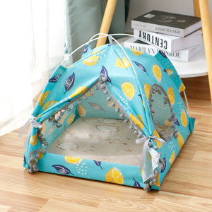 Galuxia Cat Tent Cat Cat House Enclosed Pet Bed
